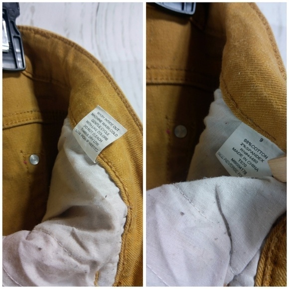 Tinseltown Denim Couture Size 9 Orange Jeans 31x30 - Picture 8 of 8